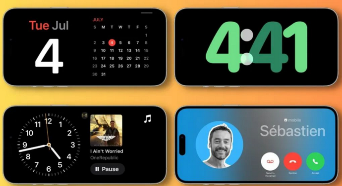 河北苹果手机维修分享iOS17横屏充电待机显示有什么好处 