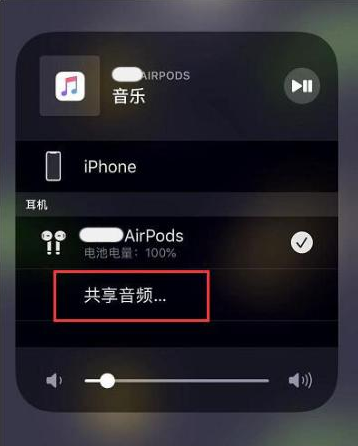 河北苹果14音频维修点分享iPhone14音频共享设置方法 