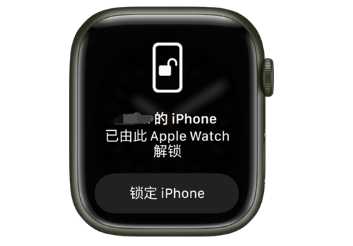 河北苹果手机维修分享用 AppleWatch 解锁配备面容 ID 的 iPhone方法 